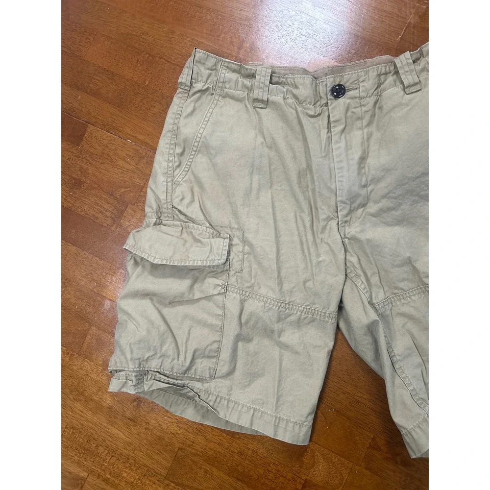 Polo Ralph Lauren Cargo Shorts Mens 31 Khaki Classic Fit Drill Khaki Cotton